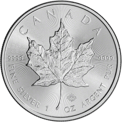 Canadian Silver Maple Leaf, back