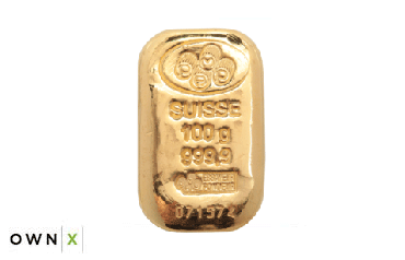 100 gram gold bars