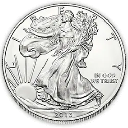American Silver Eagle, front