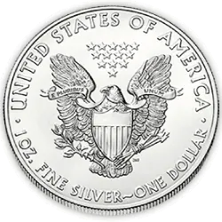 American Silver Eagle, back