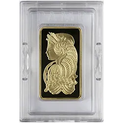 10 Oz Gold Bars, front