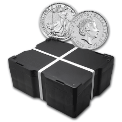 Britannia Silver Coins delivery container OWNx