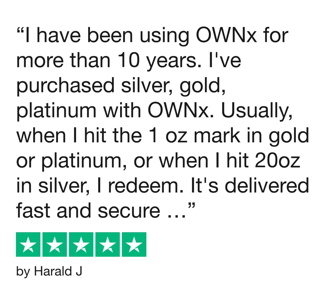 Trustpilot Review OWNx - Harald J