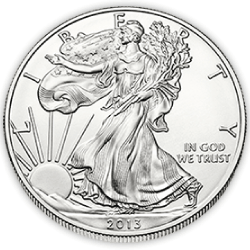 1 oz american silver eagle obverse