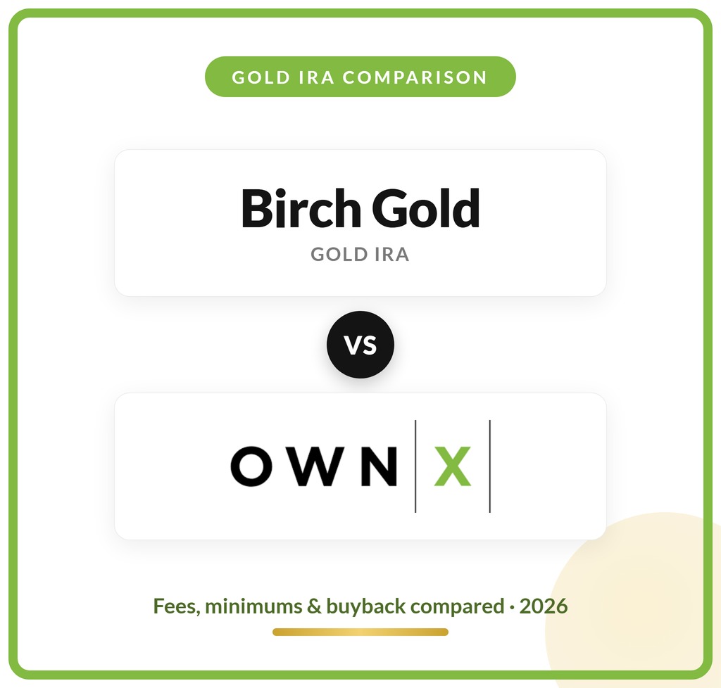 Birch Gold vs OWNx — compared 2026