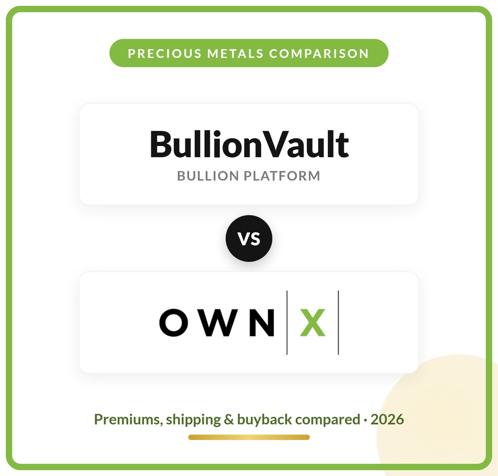 BullionVault vs OWNx — compared 2026