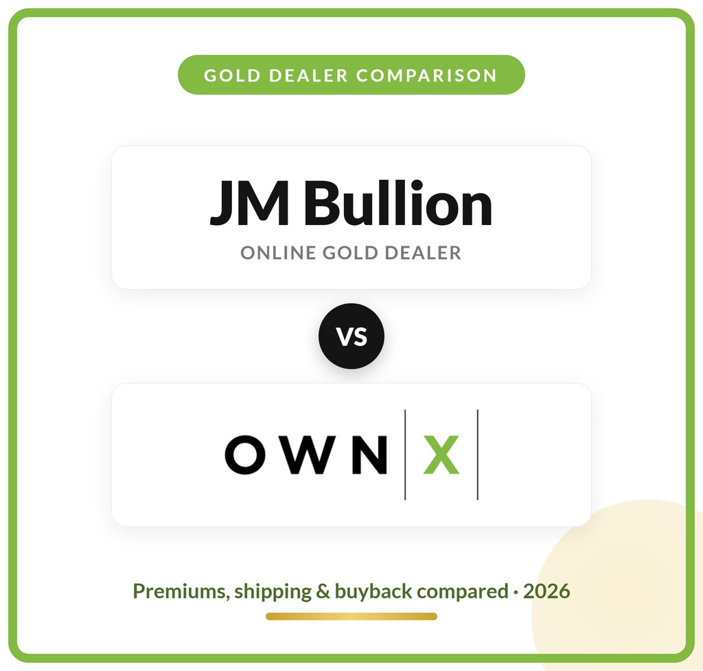 JM Bullion vs OWNx — compared 2026